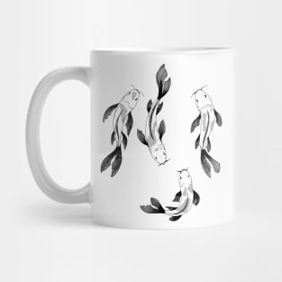 Hand drawn Koi fish design Mug